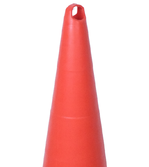 75 CM KIRILMAZ TRAFİK KONİSİ (DÖRTGEN) PVC (REFLEKTİFSİZ)