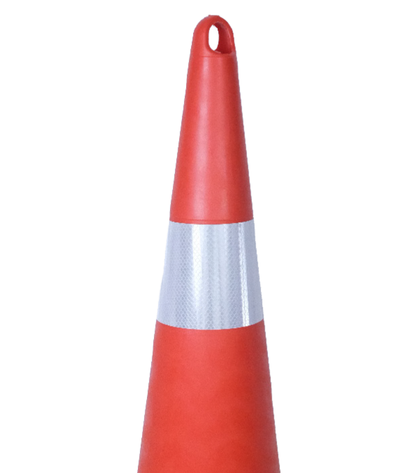 90 CM TRAFİK KONİSİ (DÖRTGEN) EKO (TEK REFLEKTİFLİ)