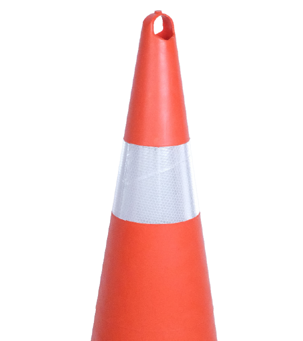 65 CM TRAFİK KONİSİ (DÖRTGEN) EKO (TEK REFLEKTİFLİ)
