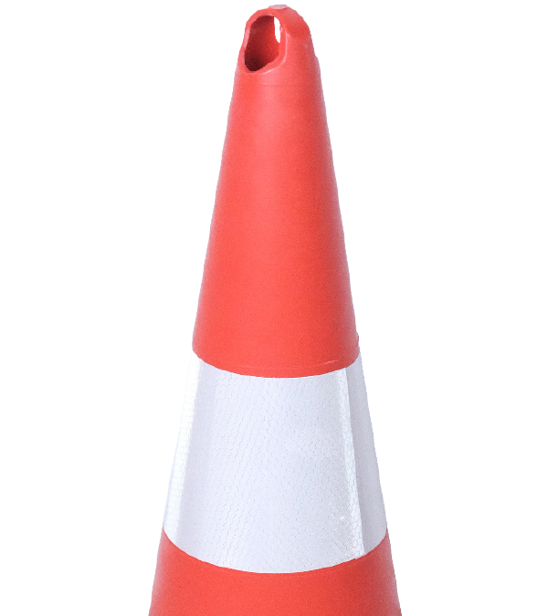 50 CM TRAFİK KONİSİ (DÖRTGEN) EKO (TEK REFLEKTİFLİ)