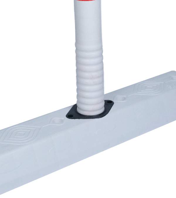 75 CM LANE MANAGEMENT BUTTON WITH DELINEATOR (WHITE COLOR) TPU