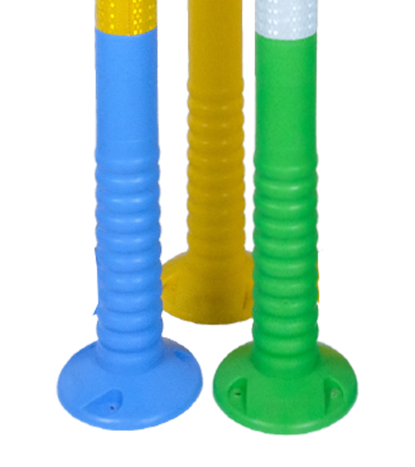 100 CM FLEXIBLE LANE SEPARATOR COLORED DELINEATOR TPU