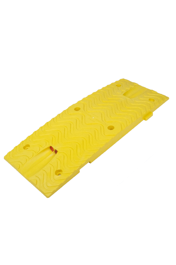 HIGH-IMPACT SPEED BUMP (CAT EYE REFLECTORS) YELLOW