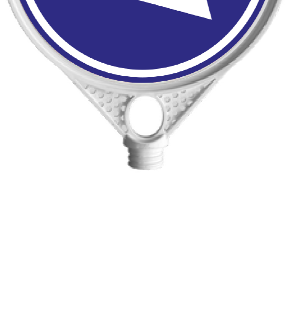 SAĞA YÖNLENDİRME / YUVARLAK LEVHA Ø280 MM