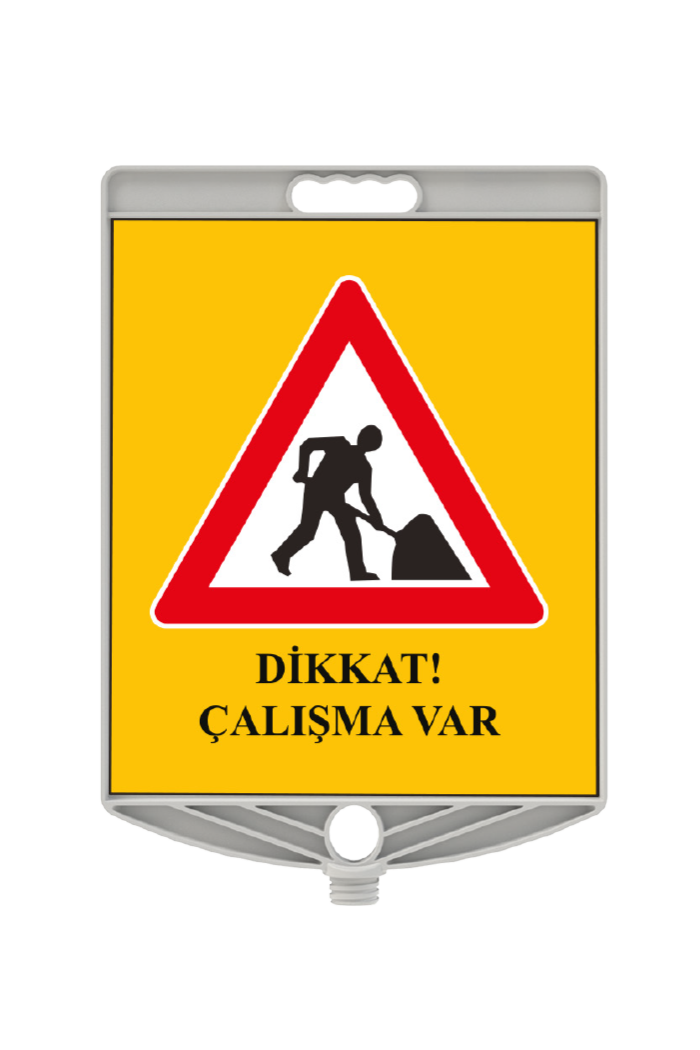 DİKKAT ÇALIŞMA VAR / DİKDÖRTGEN LEVHA 340x400 MM
