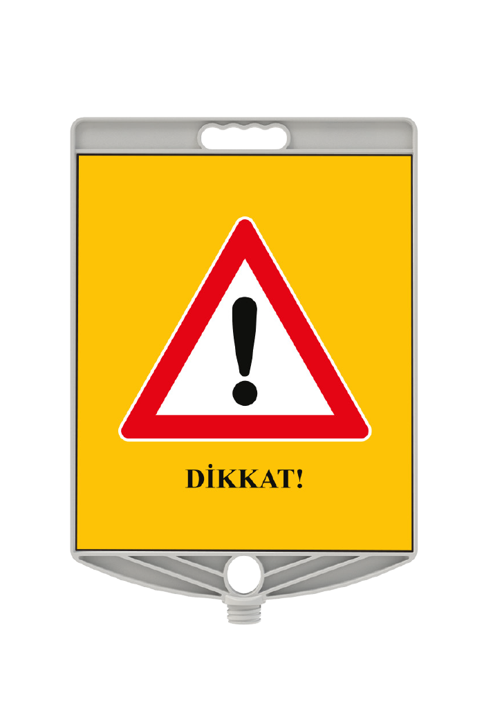 DİKKAT / DİKDÖRTGEN LEVHA 340x400 MM