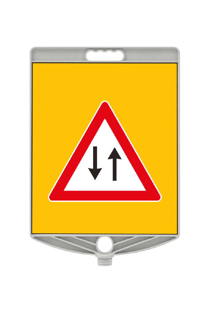 ONE-WAY TRAFFIC / RECTANGULAR SIGN 340×400 mm