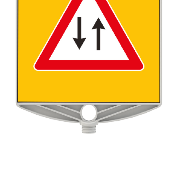 ONE-WAY TRAFFIC / RECTANGULAR SIGN 340×400 mm