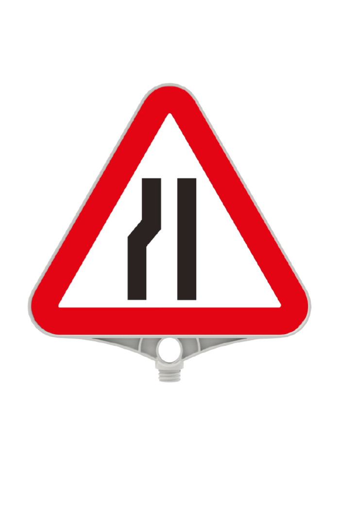 SOLDAN DARALAN YOL / ÜÇGEN LEVHA 390 MM