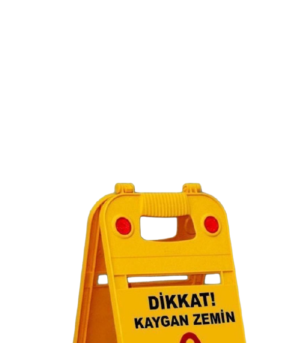 KAYGAN ZEMİN UYARI LEVHASI