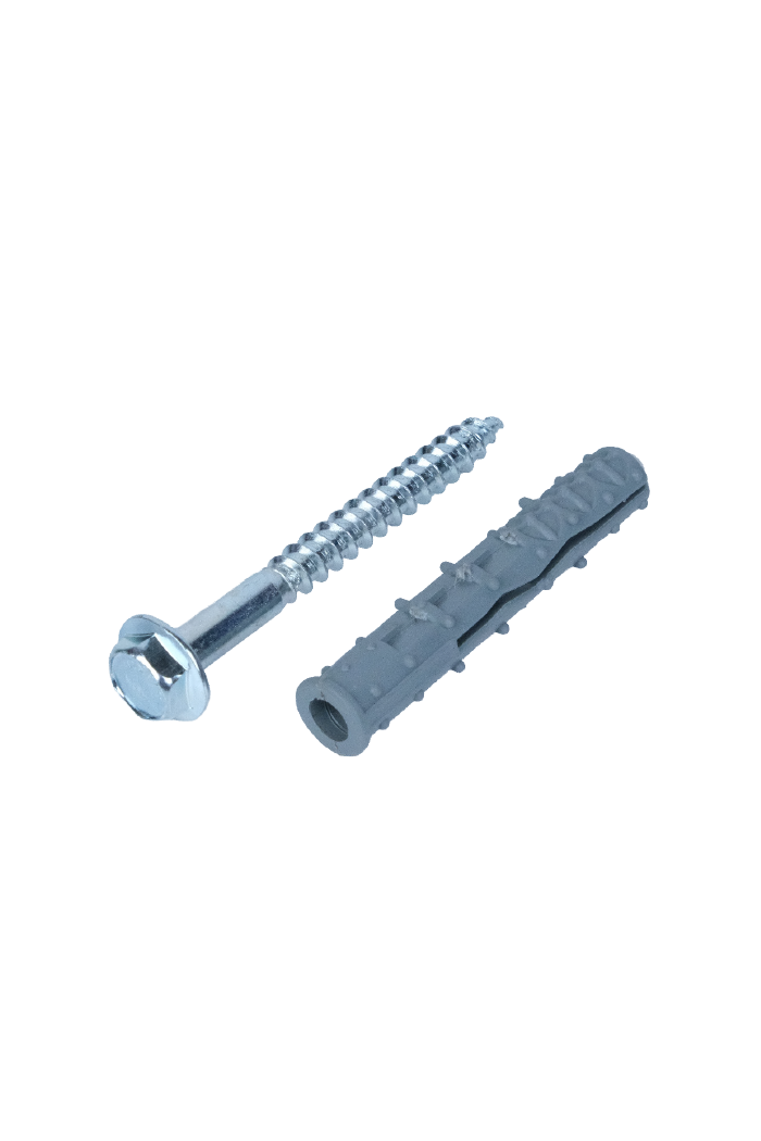Ø16 PLASTIC ANCHOR + SCREW + WASHER SET