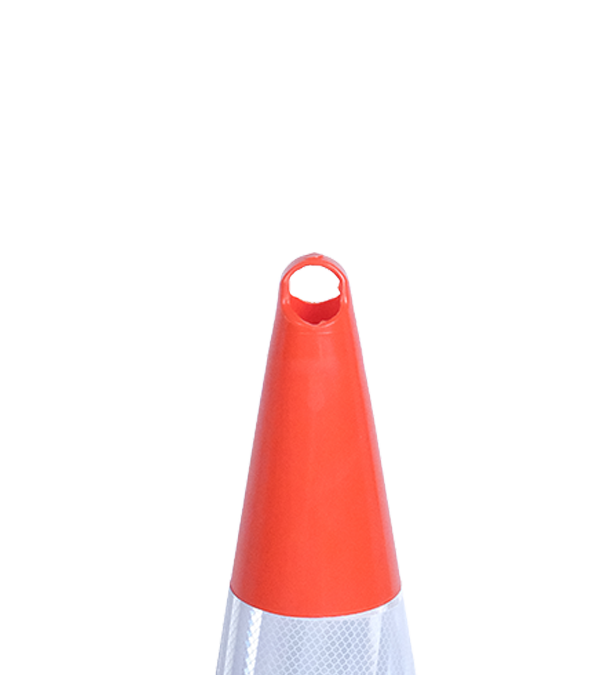 50 CM KIRILMAZ TRAFİK KONİSİ (DÖRTGEN) PVC (TEK REFLEKTİFLİ)