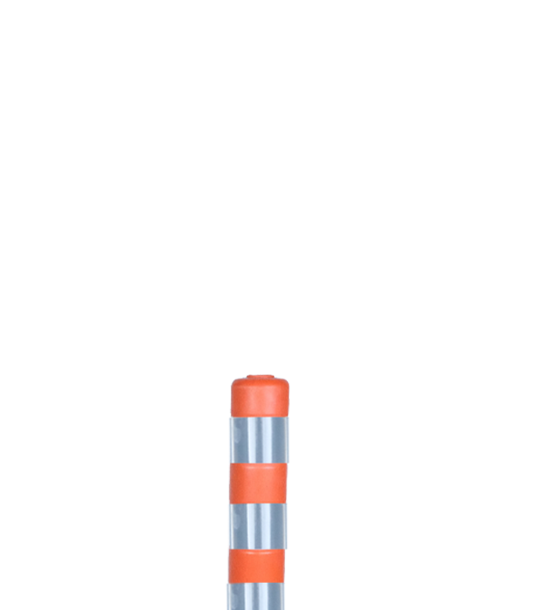 75 CM LANE MANAGEMENT BUTTON WITH DELINEATOR (YELLOW BASE) TPU